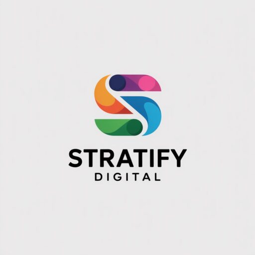 The logo of Stratify Digital, a seasoned digital marketing firm in that focuses on social media, PPC, and SEO.